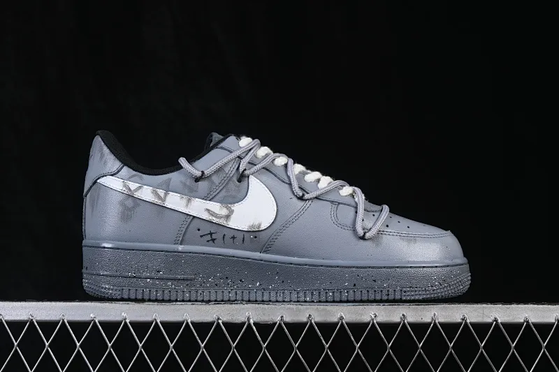 All categories Nk Air Force 1 Air Force series Nk Air Force 1 Low Air Force low-top Nike Air Force 1'07 Low "ootp" Hand-painted graffiti Cement wall Air Force 1 low-top casual sneakers CW2288-110